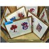 Image 1 : 6 framed print collection of the 12 days of
