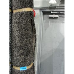 Large brown shag area rug
