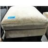 Image 1 : Contemporary beige footstool ottoman