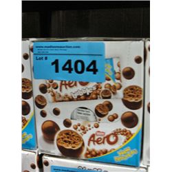 One box of areo bubbles chocolate candies