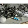 Image 1 : Shelf lot of assorted light fixtures; one vanity