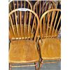 Image 1 : Set of 4 oak dining room side chairs