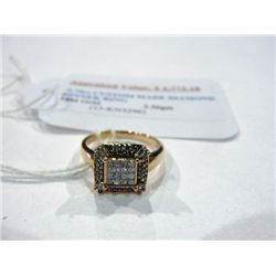 14k gold 0.75carat custom made diamond dinner ring