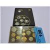 Image 1 : Great britain coin set and a coin of the world