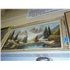 Image 1 : Framed original oil on canvas painting signed by