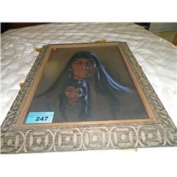 Framed native print