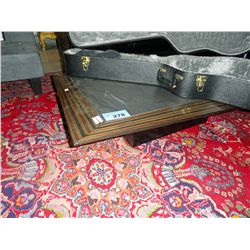Black slate top contemporary coffee table