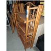 Image 1 : Wicker rattan 4 tier shelf unit