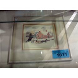 Framed print "winter scene"