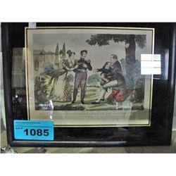 Framed french country print