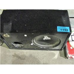 Baseworx sub box with JL audio sub woofer