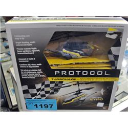 Protocol turbo hawk radio controlled helicopter