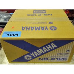 Yamaha 3pc home cinema center and effect speakers