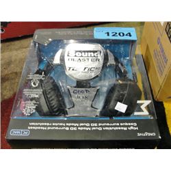 Creative high resolution 3D surround headset