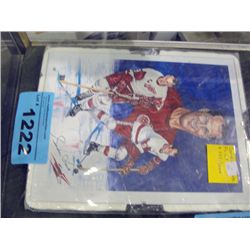LImited edition gordie howe print # 358 out of