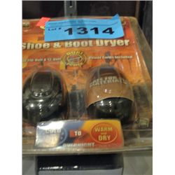 Thermal dry shoe and boot dryer