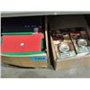 Image 1 : Box of assorted books and a box of assorted