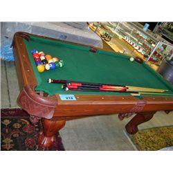Sportcraft games room pool table complete with