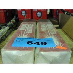 2 packages of welding electrodes