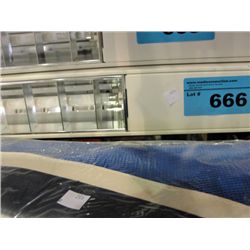 Commercial overhead florescent light fixture