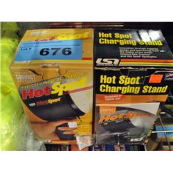 Hot spot rechargable cordless spot light