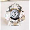 Image 1 : Camry Quartz Clock Crystal Platinum Overlay