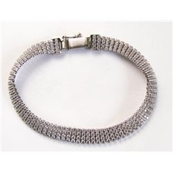 Bracelet Creation Diamond 1.48Ct 18k W/g Overlay