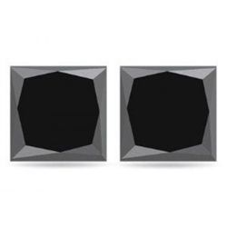 Black Pairs Diamond Princess 2.96Ct 6.5x6.5x4.5mm