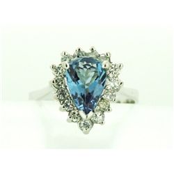Tanzanite & Diamond Ring 3.60CT14k W/g