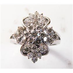 Diamond Ring 1.00Ct 18k White Gold