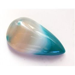 Multicolor Agate Pear Shape 43.26Ct 46x20x8mm