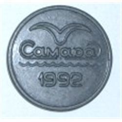 1992 CAMAPA B METPO COIN *NICE HARD TO FIND COIN*!! COIN CAME OUT OF SAFE BOX!!
