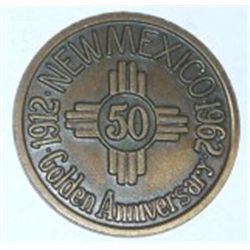 1912-1962 50 GOLDEN AVVIVERSARY *SEAL OF THE STATE OF NEW MEXICO* COIN *RARE MINT STATE MS HIGH GRAD