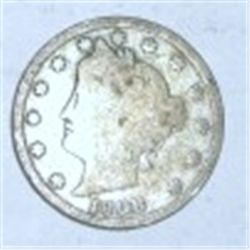 1908 LIBERTY HEAD "V" NICKEL *NICE EARLY NICKEL*!! COIN CAME OUT OF SAFE BOX!!