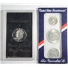 Image 2 : 2 72 Blue IKE $ in mint envelope-1 no envelope-3 pc BU no box-3 pc proof  no box
