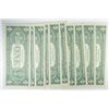 Image 2 : 10 1957b  $1   silver certificates consecutive # choice  CU  NICE  est $65-$70