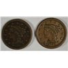 Image 1 : 1856+1853 Large Cents VF