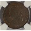 Image 2 : 1828  half cent   NGC 55BN est $125-$135