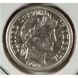 1903 BARBER DIME NICE AU+