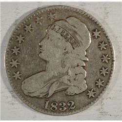 1832 BUST HALF DOLLAR ORIGINAL FINE