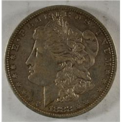 1882 O/S MORGAN DOLLAR XF/AU