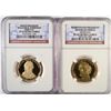 Image 1 : 2009 HARRISON and 2010  PIERCE $  NGC PF69 ULTRA CAMEO est  $10-$20