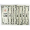 Image 1 : 8  1963  $2 RED SEAL  U S NOTES  CHOICE CU  est  $65-$70
