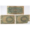 Image 2 : 2 holed 10 cent and a Washington 25 ct Fine dark  est $30-$35