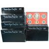 Image 1 : 1973 thru 1977 proof sets in boxes  est  $40-$45