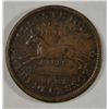 Image 2 : 1837 hard times token   PRESIDENT VAN BUREN'S slogan to follow in ANDREW