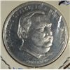 Image 1 : 1892 GROVER CLEVELAND CAMPAIGN TOKEN    NEW probably tin