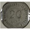 Image 2 : 1917 WW1 FRENCH 20 centimes token shortage