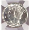 Image 2 : 1945 D MERCURY DIME NGC MS 65