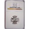 Image 1 : 1945 D MERCURY DIME NGC MS 64 FB